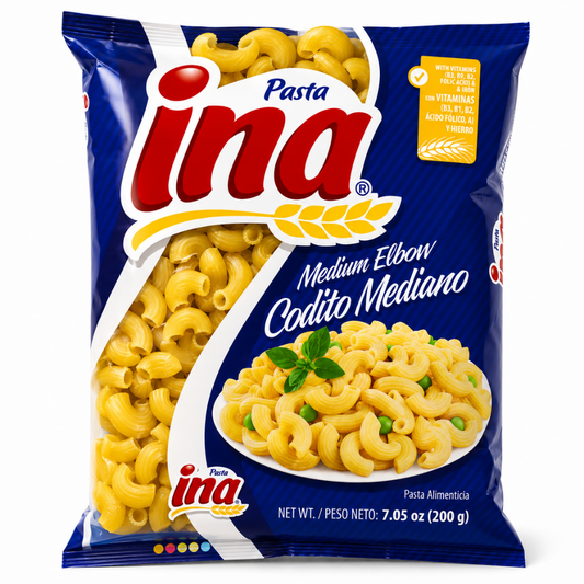 LND04 - ina Medium Elbow Codito Mediano 20 x 200 g