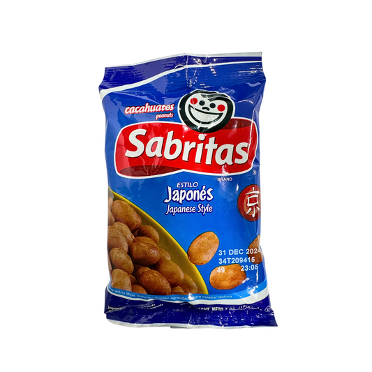 LNT01C - Cacaguates Sabritas Japones Peanuts (Japanes Style) 12 x 7 Oz
