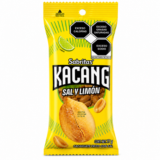 LNT0201 - Sabritas Kacang Sal Y Limon 30  x 77 g