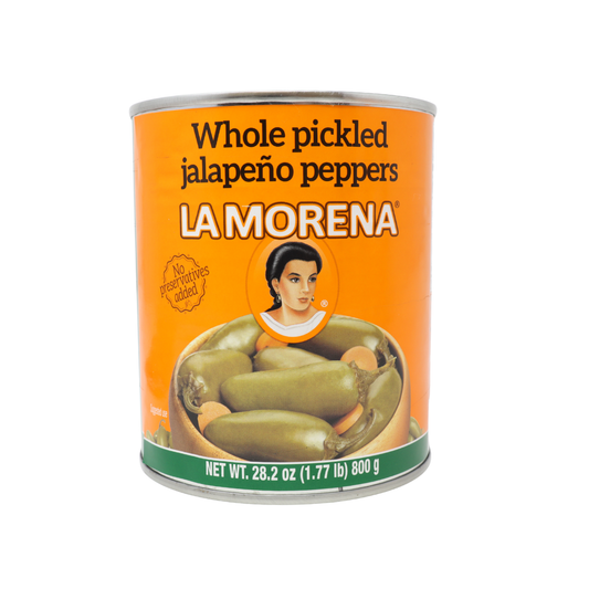LPK0109 - La Morena Pickled Jalapeno Pepper 12 x 28.2 oz
