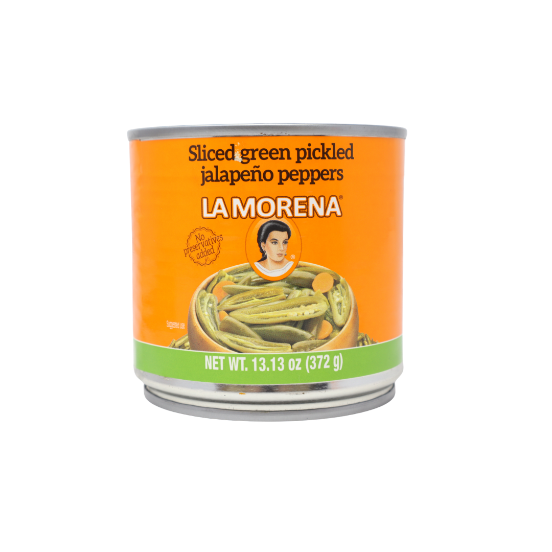 LPK0112 - La Morena Sliced Green Pickled 12 x 13.13 oz