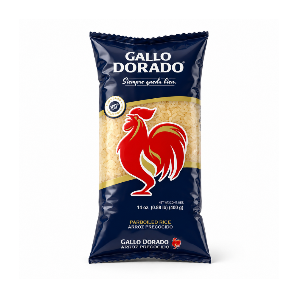 LR001 - Gallo Dorado Arroz 25 x 400 g