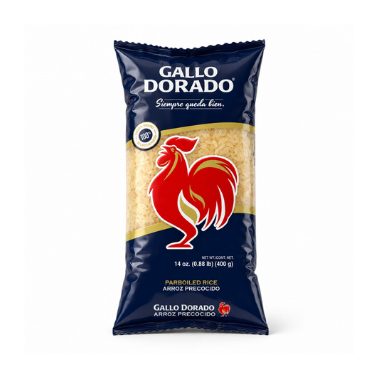 LR001 - Gallo Dorado Arroz 25 x 400 g