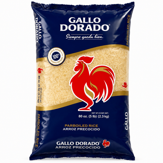 LR002 - Gallo Dorado Arroz 5 x 5 Lb