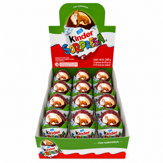 LSW03 - Kinder Sorpresa Chocolate NinA (Pink) 12 x 20 gr