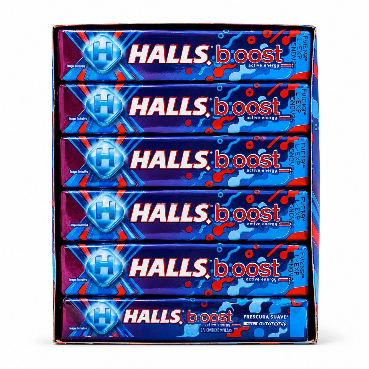 LSW210102 -  Halls Boost 12 X 25.2 g