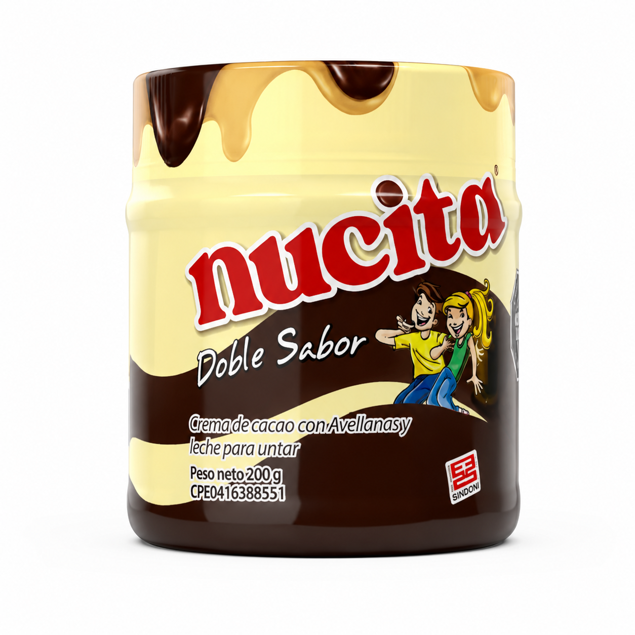 LSW2202 - Nucita Doble Sabor (Jar) 6 x 200 g