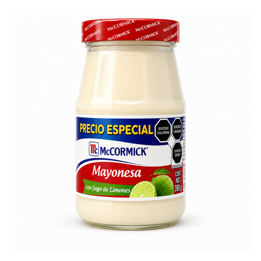 LSY0106 - Mc Cormick (Glass) Mayonesa 12 x 390 g