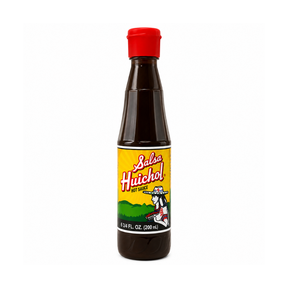 LSY03 - Huichol Salsa Negra (Black) Plastic Bottle 24 x 190 ml