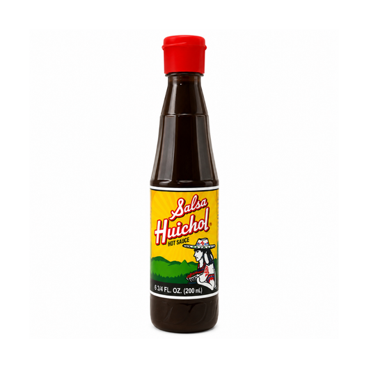 LSY03 - Huichol Salsa Negra (Black) Plastic Bottle 24 x 190 ml