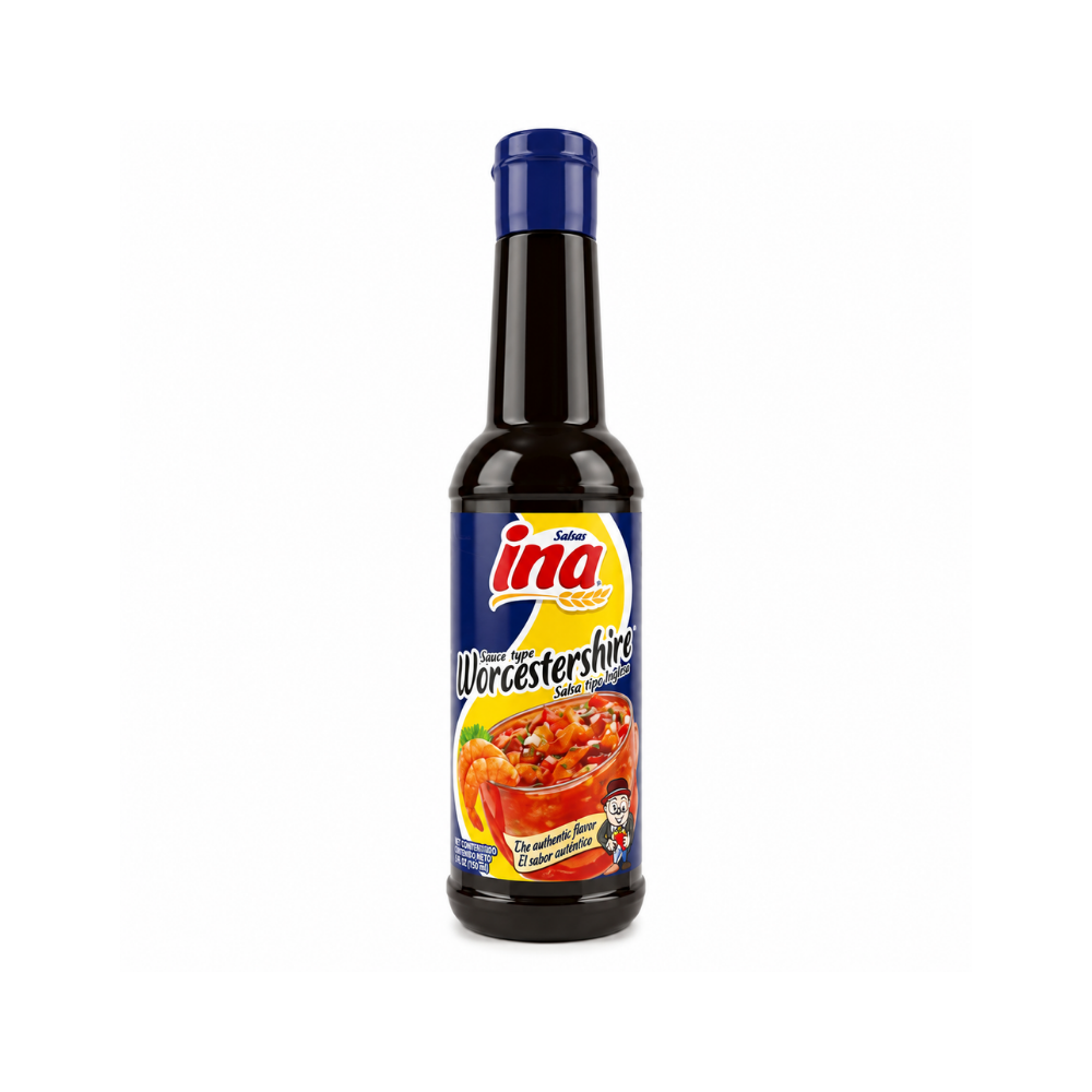 LSY05 - ina Worcestershire Salsa Inglesa Plastic Bottle 24 x 5 oz