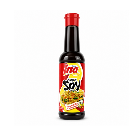 LSY07 - ina Sauce Soy  Salsa Soya Plastic Bottle 24 x 5 oz