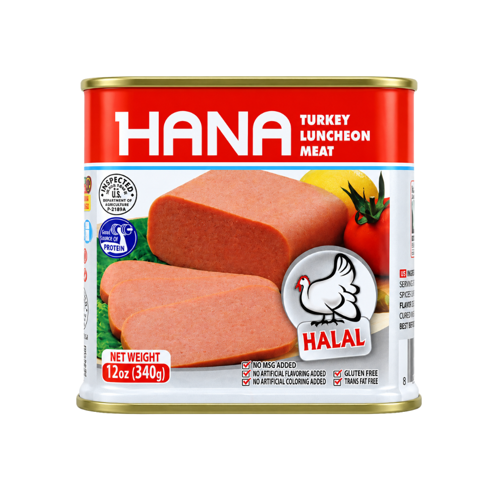 M0105 - HANA, Turkey Luncheon Meat, 340g x 24