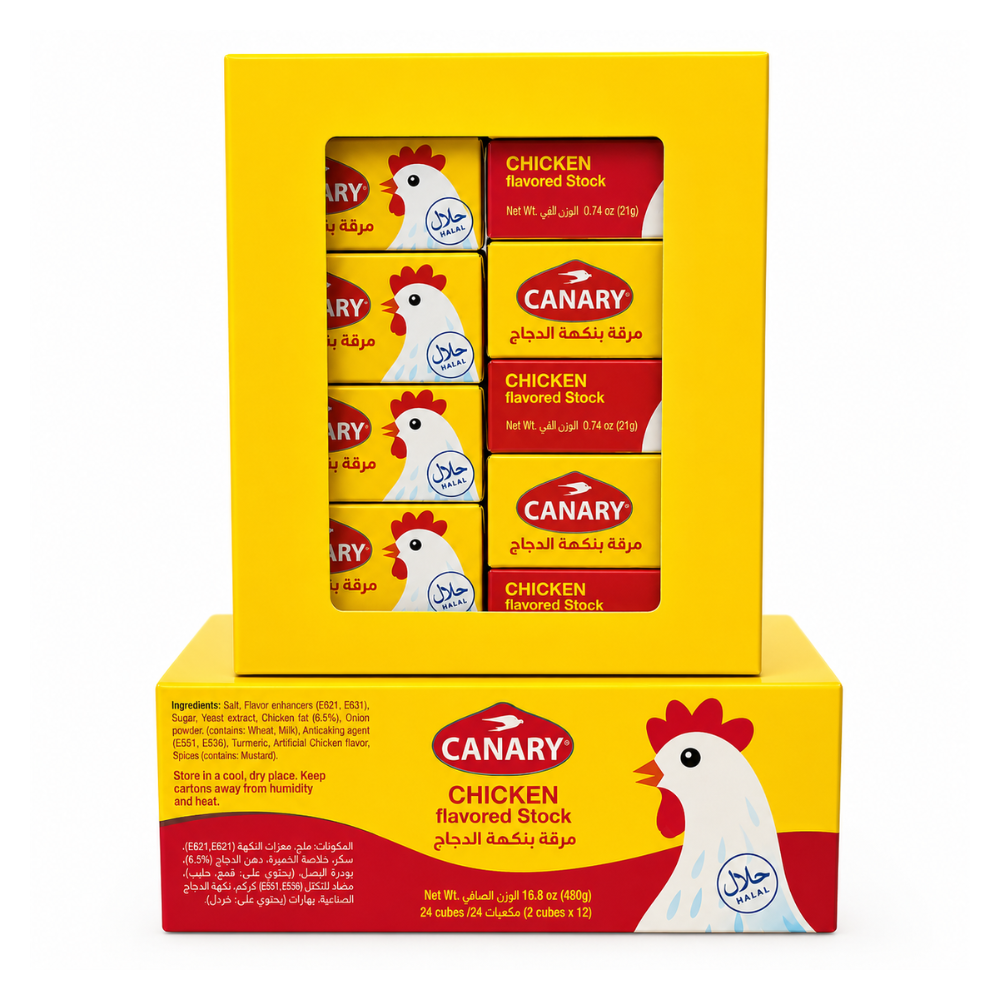 MC01A - Canary Chicken Flavored Stock 24 x 24 x 20 g