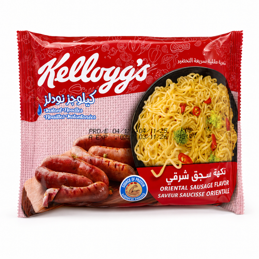 MC0602 - Kellogg's Oriental Sausage Nooddle 24 x 70 gr