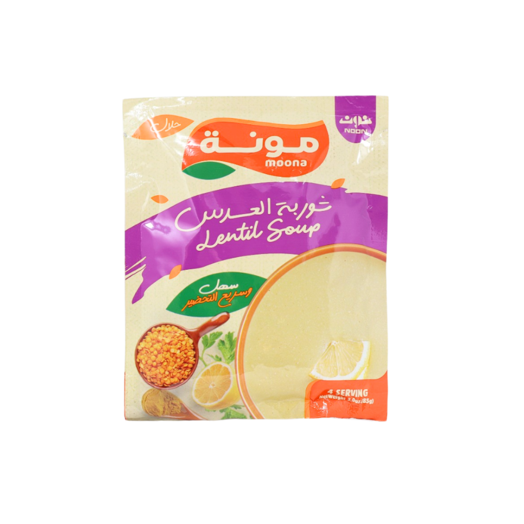 MC10G - Moona Lentil Soup 12 x 85 g