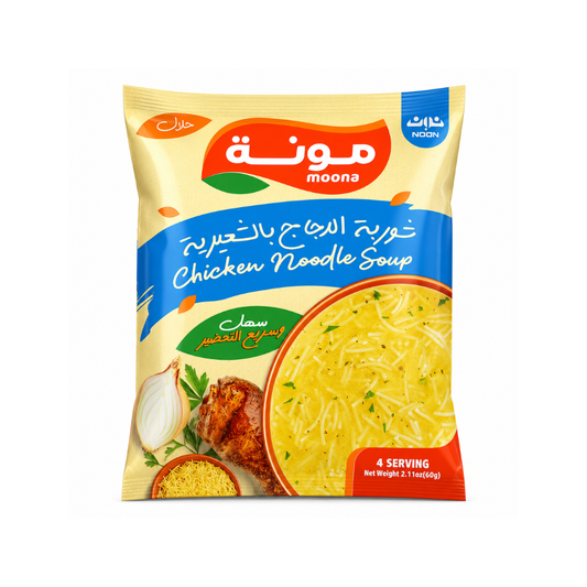 MC10 - Moona Chicken Noodle Soup 12 x 2.1 oz (60g)