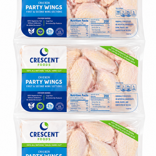 MF0706 -  Crescent Halal Chicken Party Wings