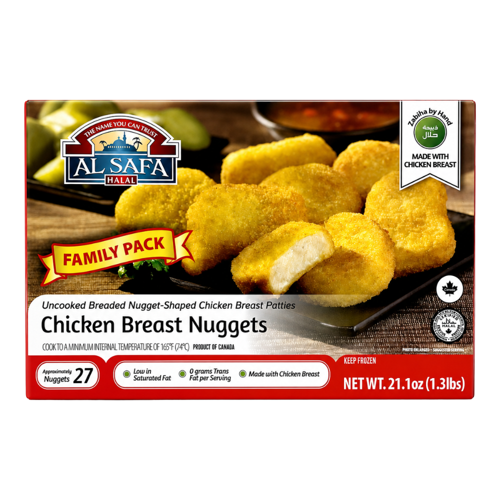 MF19A – Al Safa Breaded  Chicken Nuggets 12 x 20.8oz