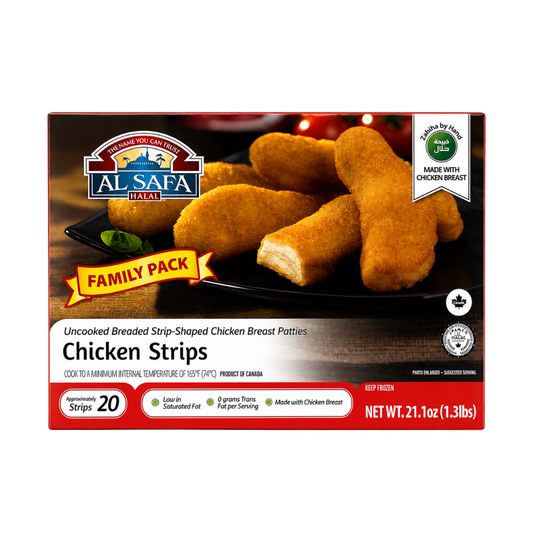MF19D – Al Safa Breaded Strips Chicken 12 x 1.3 lbs