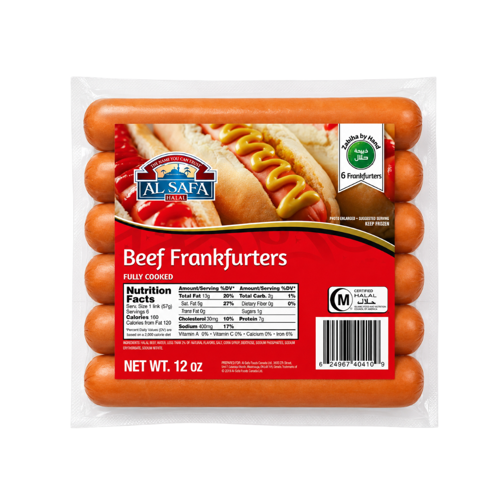 MF19F – Al Safa Beef Frank 16x12oz