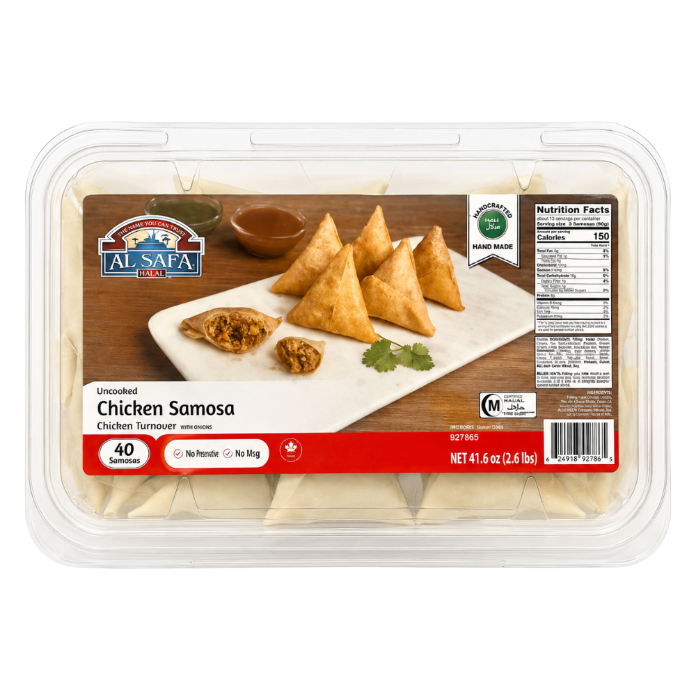 MF24H – Al Safa Family Pack Chicken Samosa 6 x 2.6 lbs