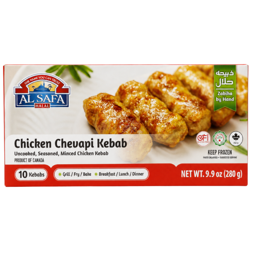MF25 - Al Safa Chicken Chevapi Kebabs   (12 x 280 gm)