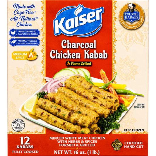 MF3005 - Kaiser Charcoal Chicken Kabab 12 x 456 gr