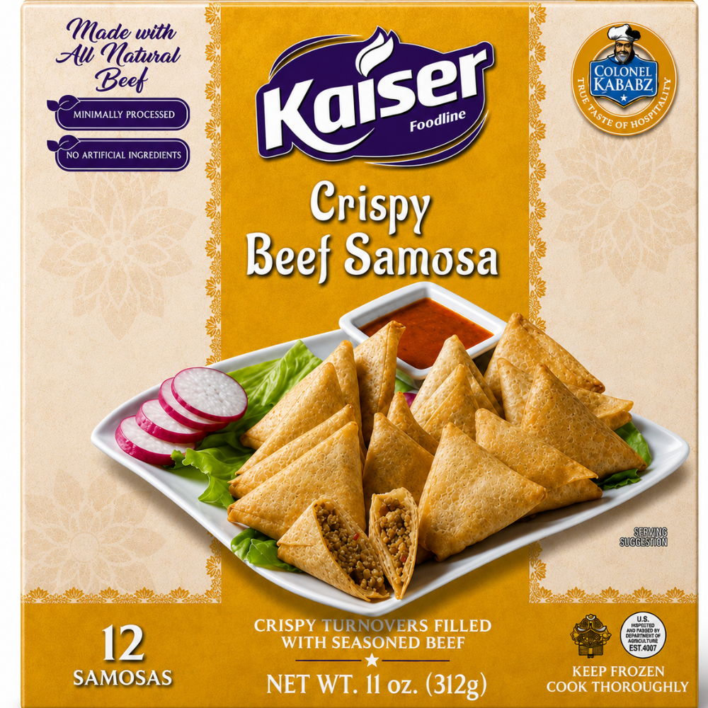 MF30B – Kaiser Crispy Beef Samosa 12 x 312 g