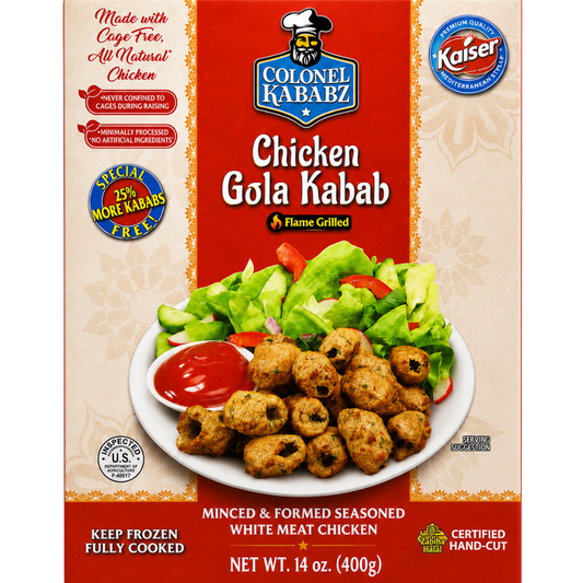 MF30Z – Colonel Kababz Chicken Gola Kabab 12 x 400 gr