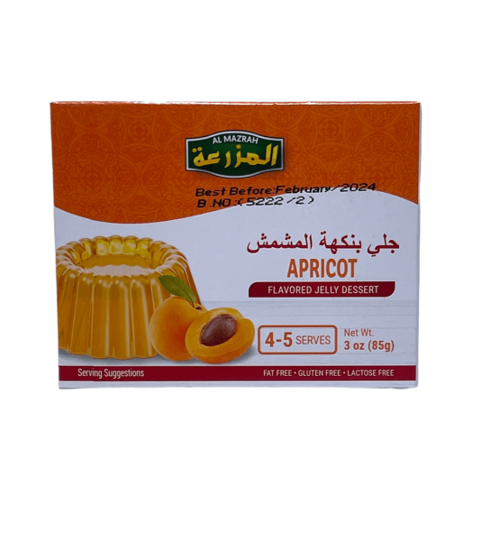 MK40B - Al Mazrah Apricot Gelatin Dessert 48 x 85 g