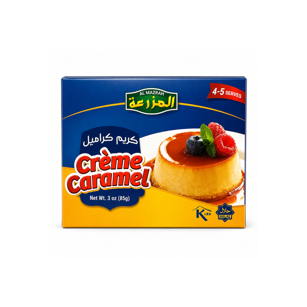 MK40L – Al Mazrah Cream Caramel 24 x 3 oz (85g)