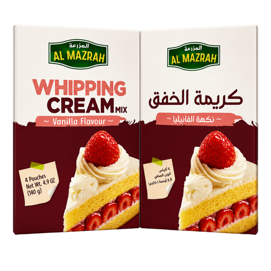 MK40N – Al Mazrah Whipping Cream 12 x 4.9 oz (140g)