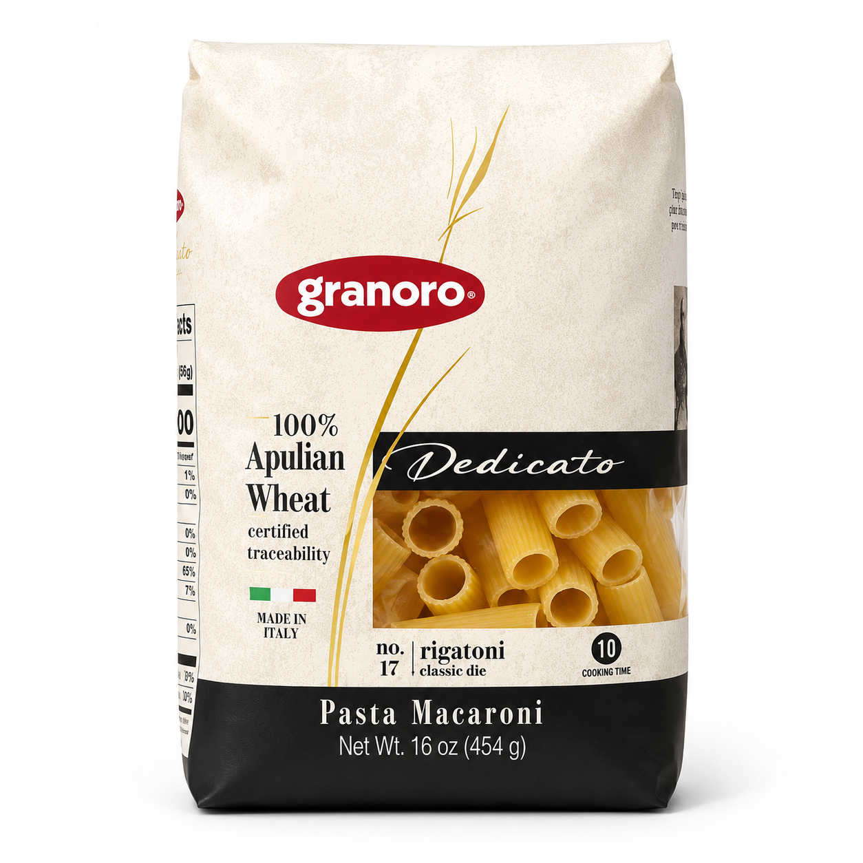 ND01E – Granoro Rigatoni Pasta #17 20 x 16 oz (454g)