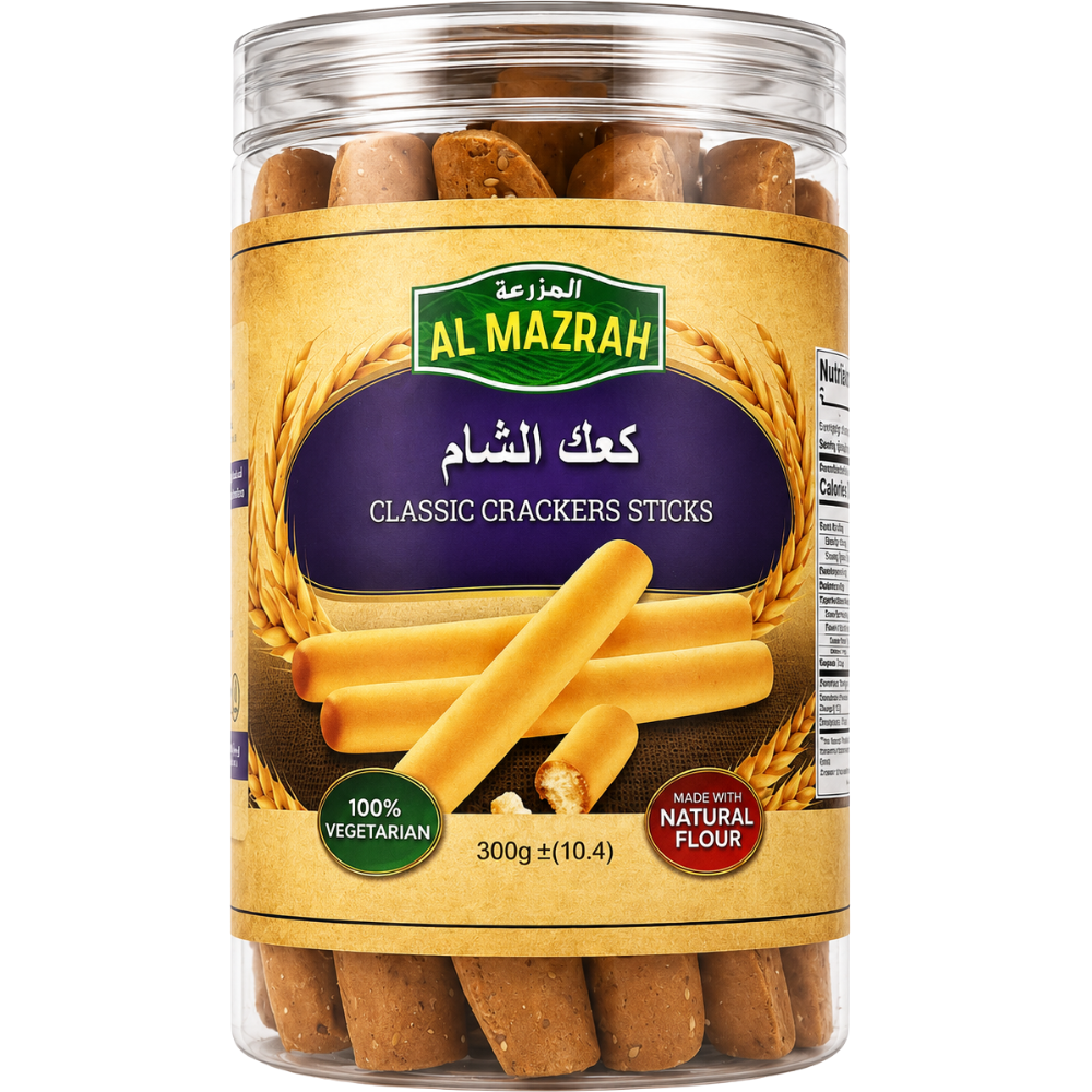 NEW - Al Mazrah Classic Crackers Sticks 300g (10.4)
