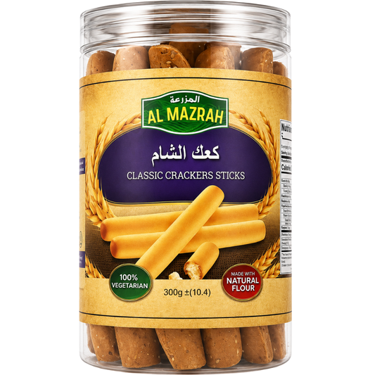 NEW - Al Mazrah Classic Crackers Sticks 300g (10.4)