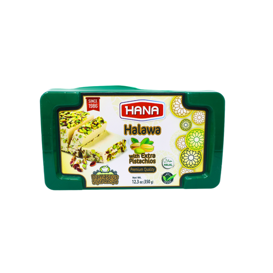 NEW - Hana Halawa With Extra Pistachios 12 x 800 gr