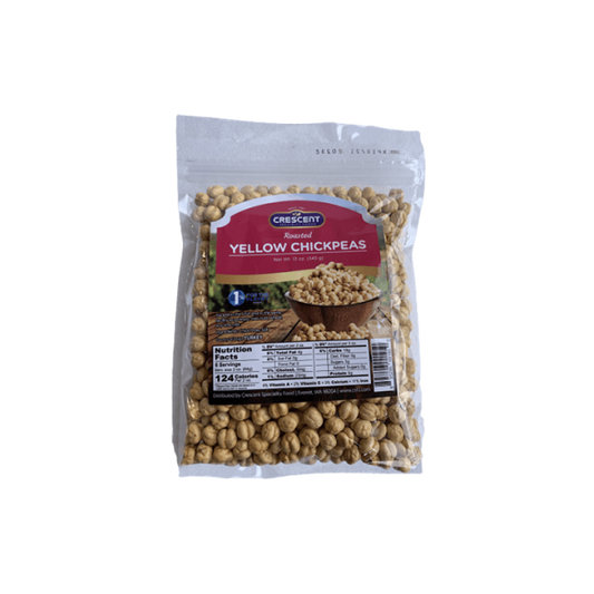 NT60H – Crescent Yellow Chick Peas Roasted 16 x 12 oz (340g)