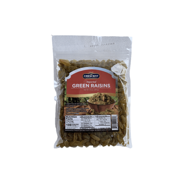 NT61E - Crescent Imported Green Raisins 24x10oz