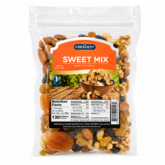 NT62C – Crescent Sweet Mixed Nuts 16 x 12 oz