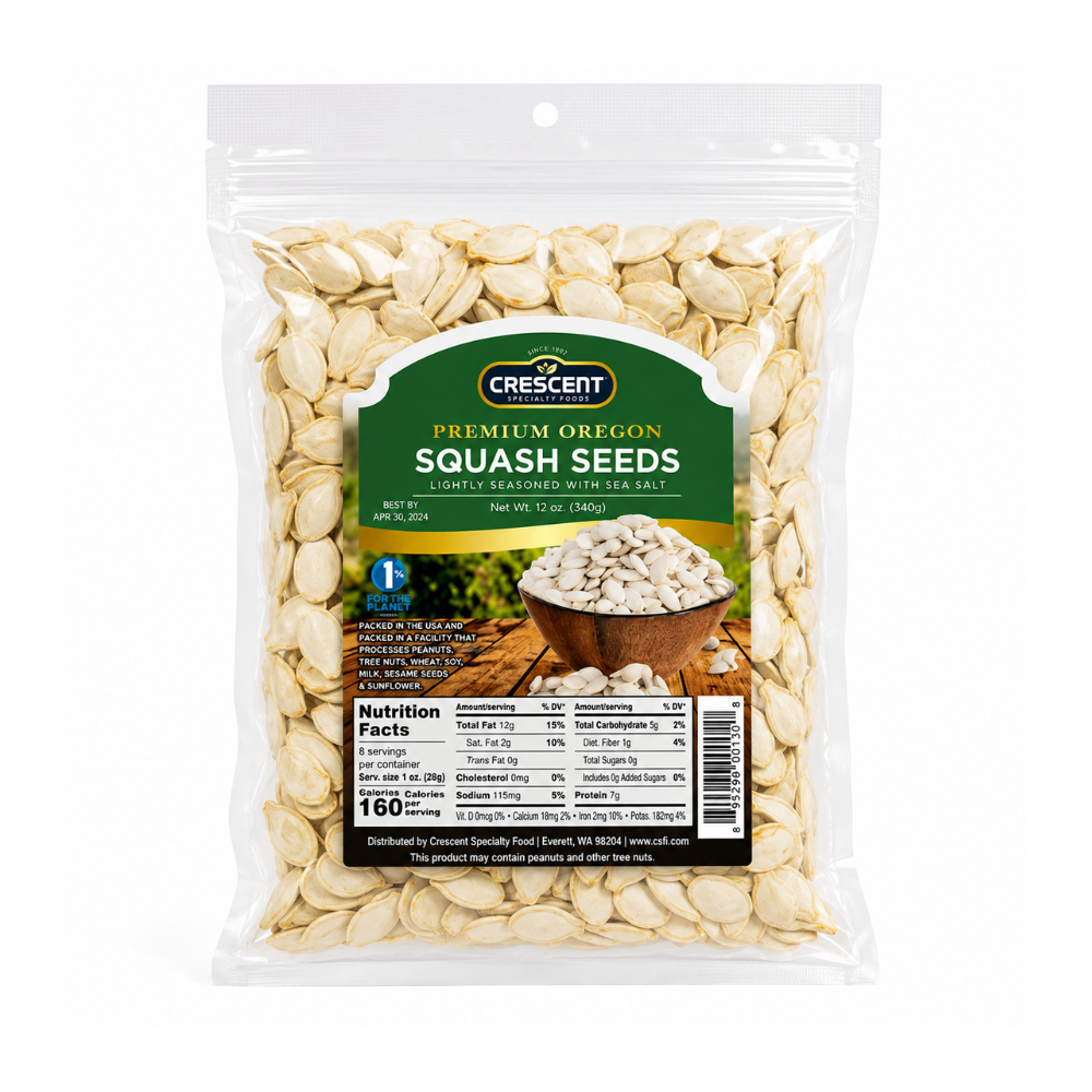 NT62E – Crescent Premium Oregon Squash Seeds 20 x 10 oz (283g)