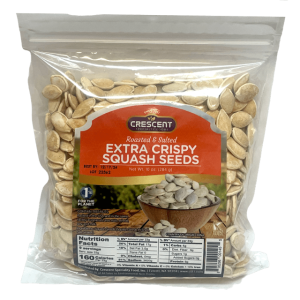 NT62J – Crescent Extra Crispy Squash Seeds 20 x 10 oz