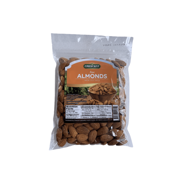 NT63 – Crescent Natural Almond Raw 16x12oz