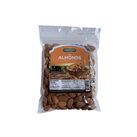 NT63 – Crescent Natural Almond Raw 16 x 12 oz (340g)