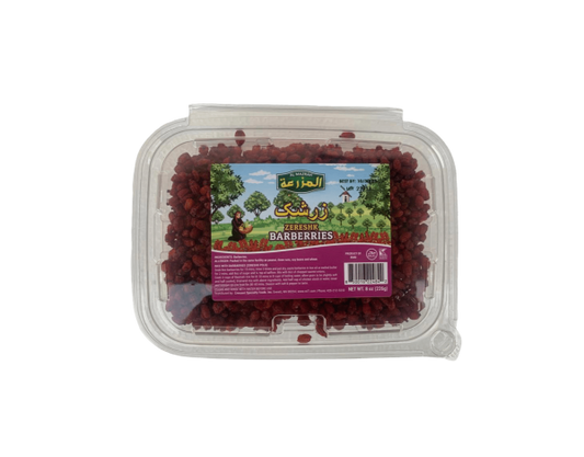 NT70L - Al Mazrah Barberries Zereshk 12 x 8 oz (226g) Cont.