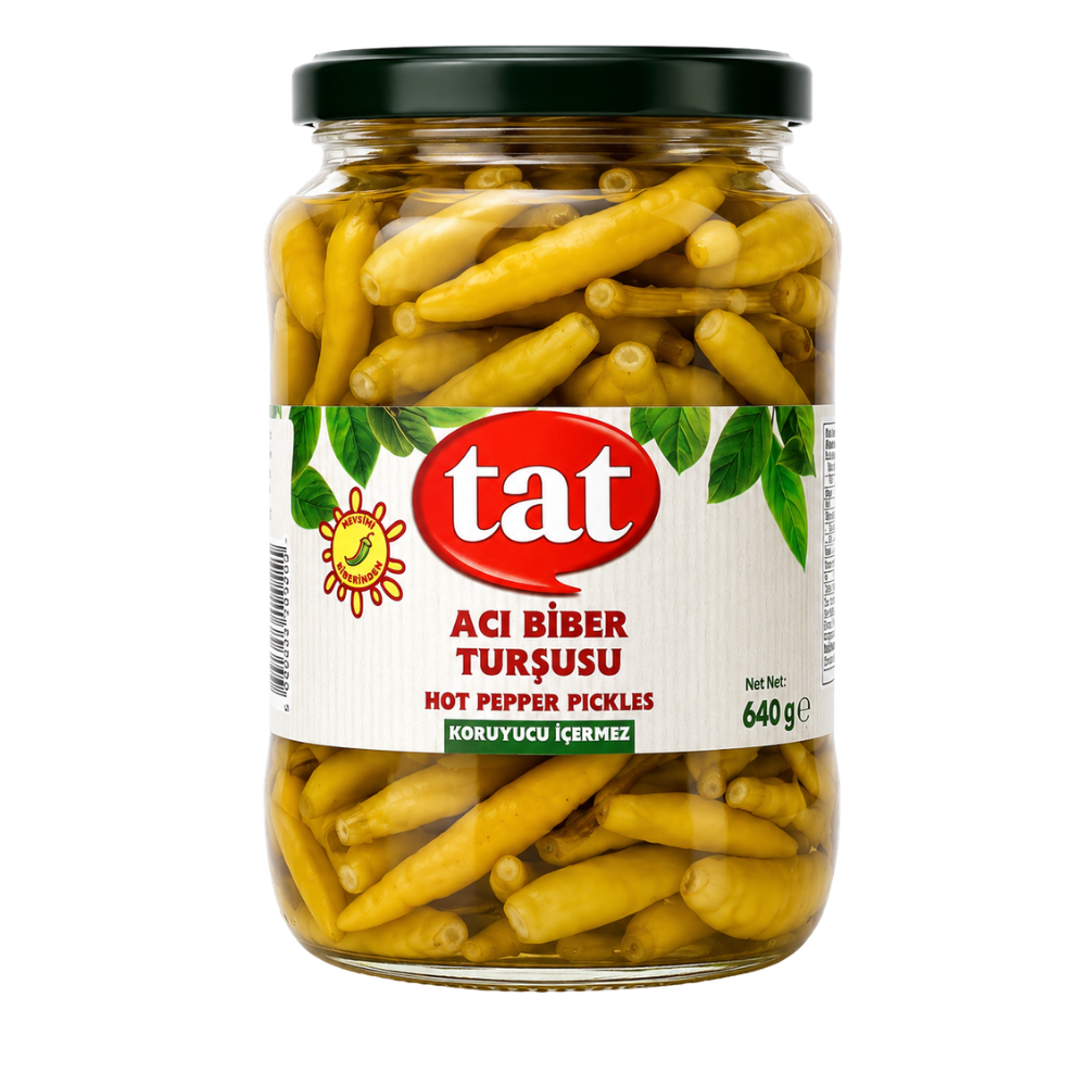 PK04A - Tat Green Hot Pepper Pickled 12 x 720 cc