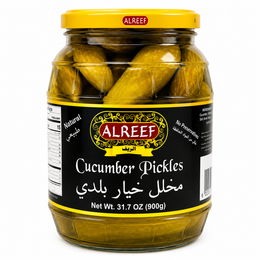 PK09C - Al Reef  Fresh  Cucumber Pickled 12 x 900 g