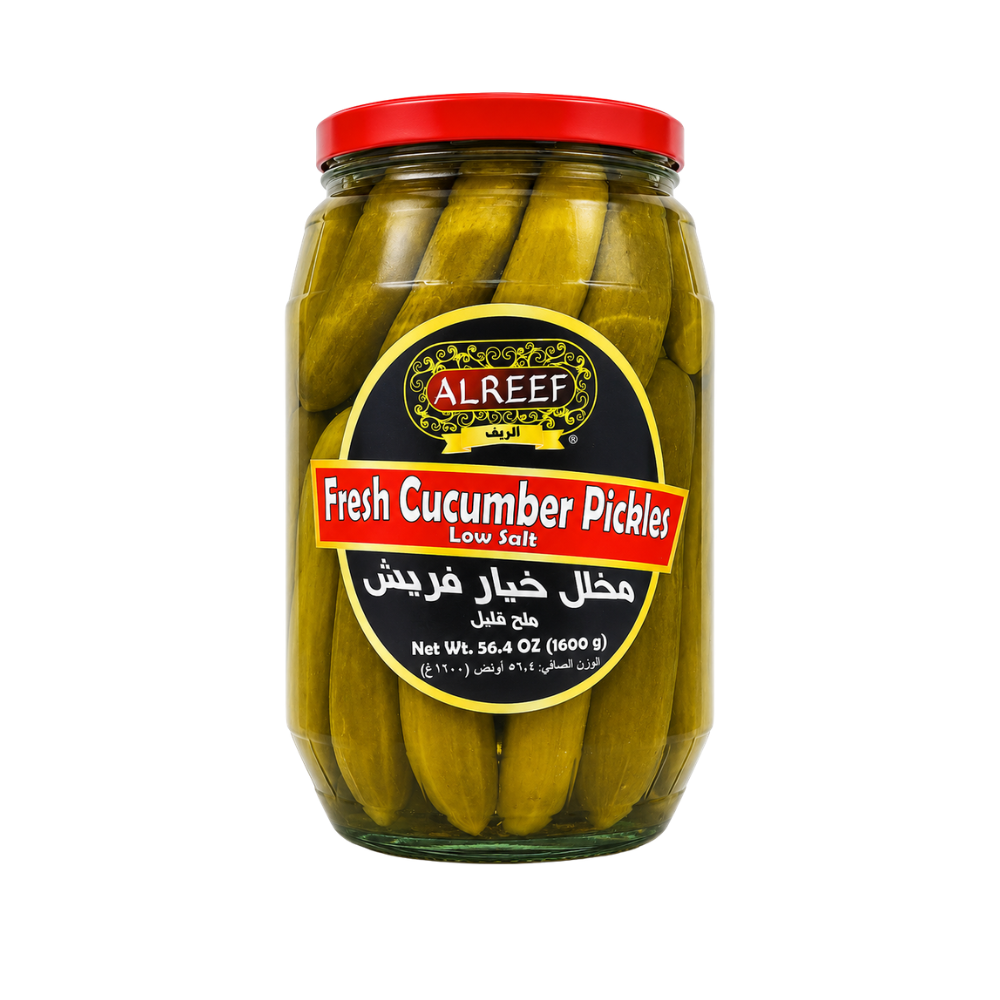 PK10E - Al Reef 1600 GR Fresh Pickled Cucumbers 6 x 1600 g