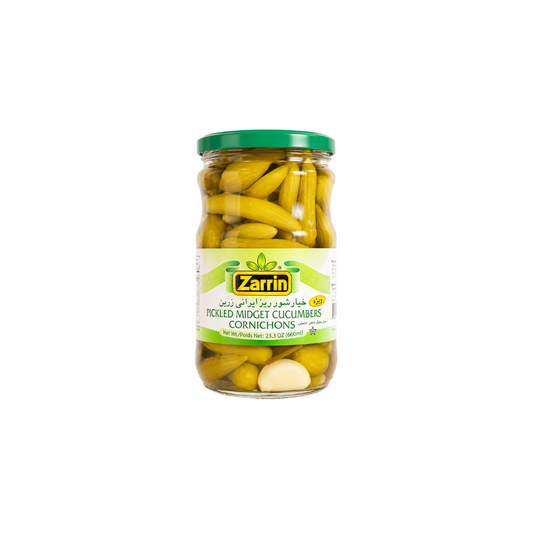 PK30 - Zarrin Midget Pickled Cucumber 12 x 23 oz