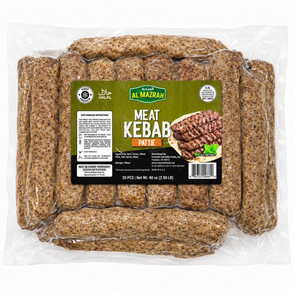 RT03E - Almazrah Family Pack Beef & Lamb Kabab 20 PCS 10 x 40 oz (1133g)